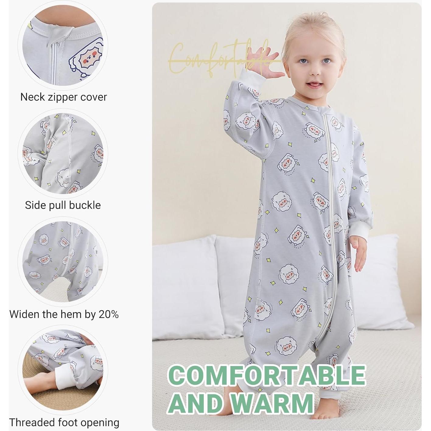 Saco de Dormir para Bebés MICHLEY 100% Algodón Oveja 4-6T