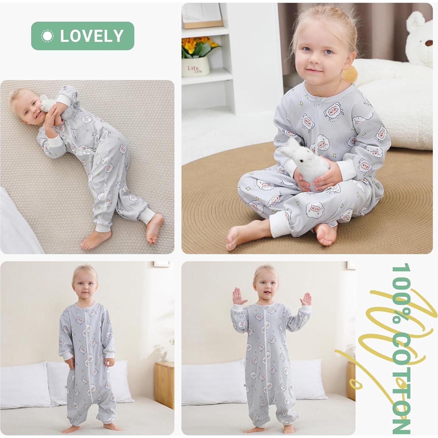 Saco de Dormir para Bebés MICHLEY 100% Algodón Oveja 4-6T