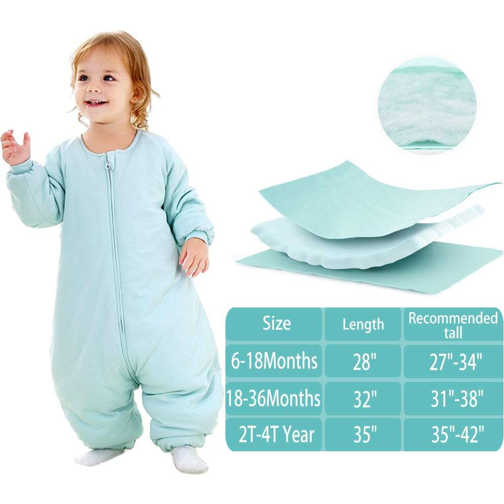 Saco de Sueño para Bebé RESTCLOUD 2.5 TOG Rosa 2T-4T