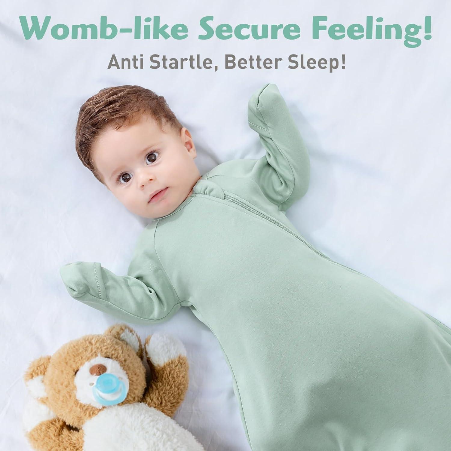 Saco de Swaddle Transicional Knirose Algodón Orgánico 2 Pzs