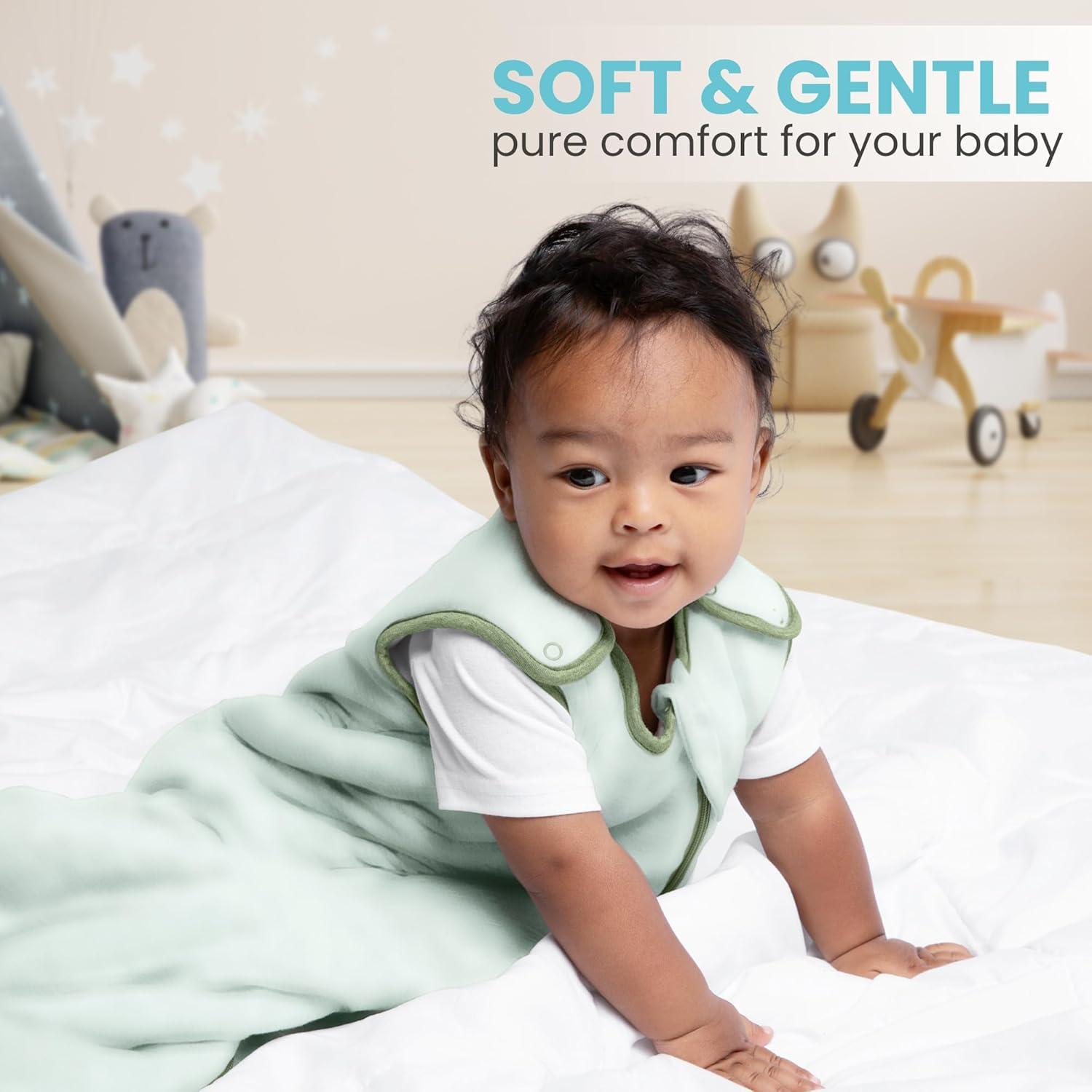 Saco de dormir unisex 1.0 TOG Bambú 6-18 meses con cremallera