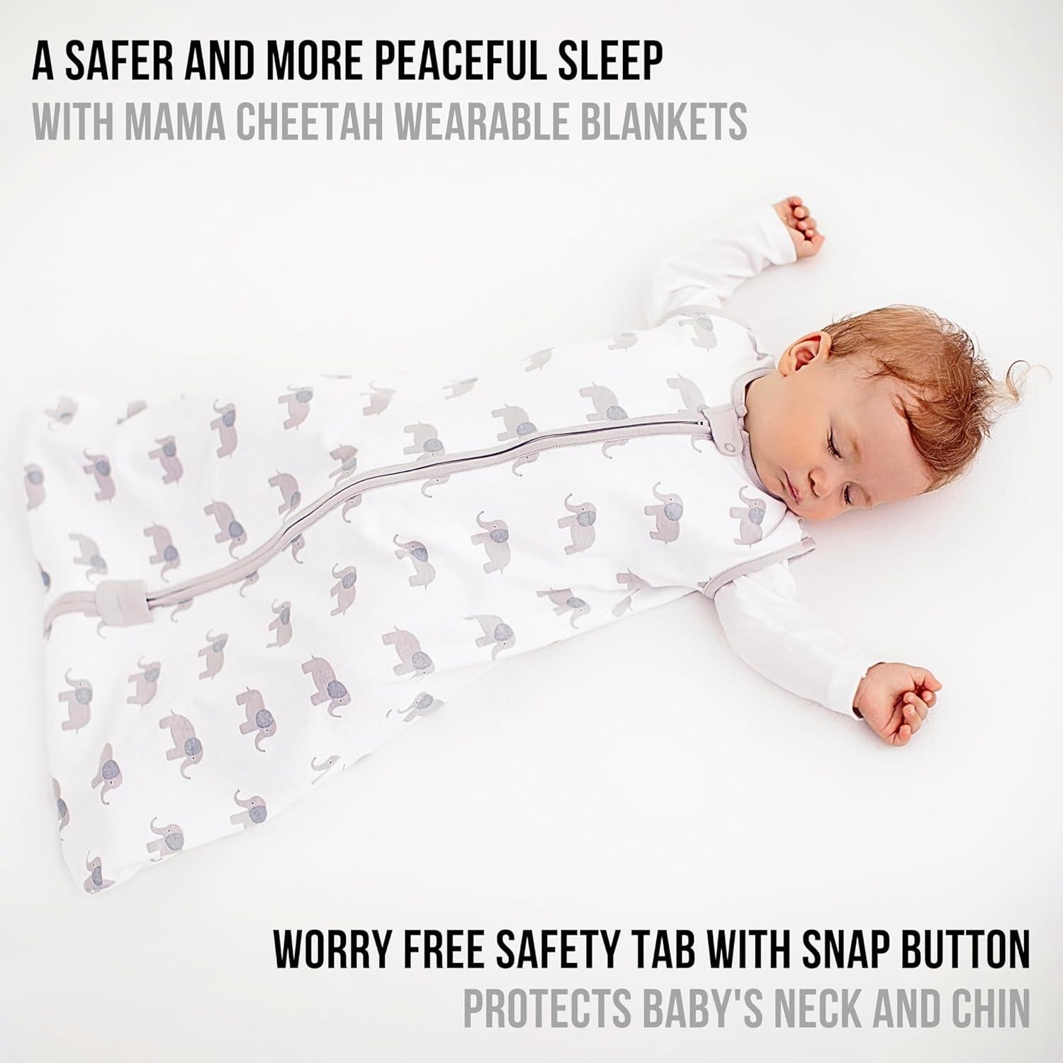 Saco de Sueño Bebé 1.0 TOG Algodón Orgánico Paquete de 2