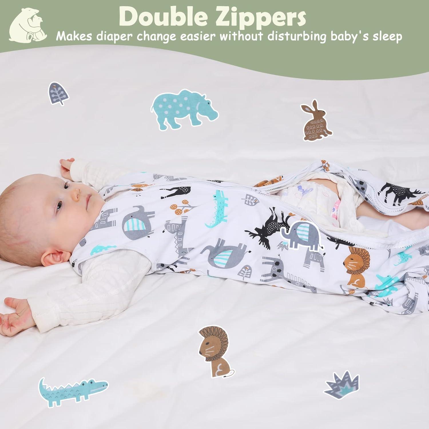 Saco de Sueño Lictin 0.5 Tog Algodón Orgánico 2 Unidades 18-36 Meses