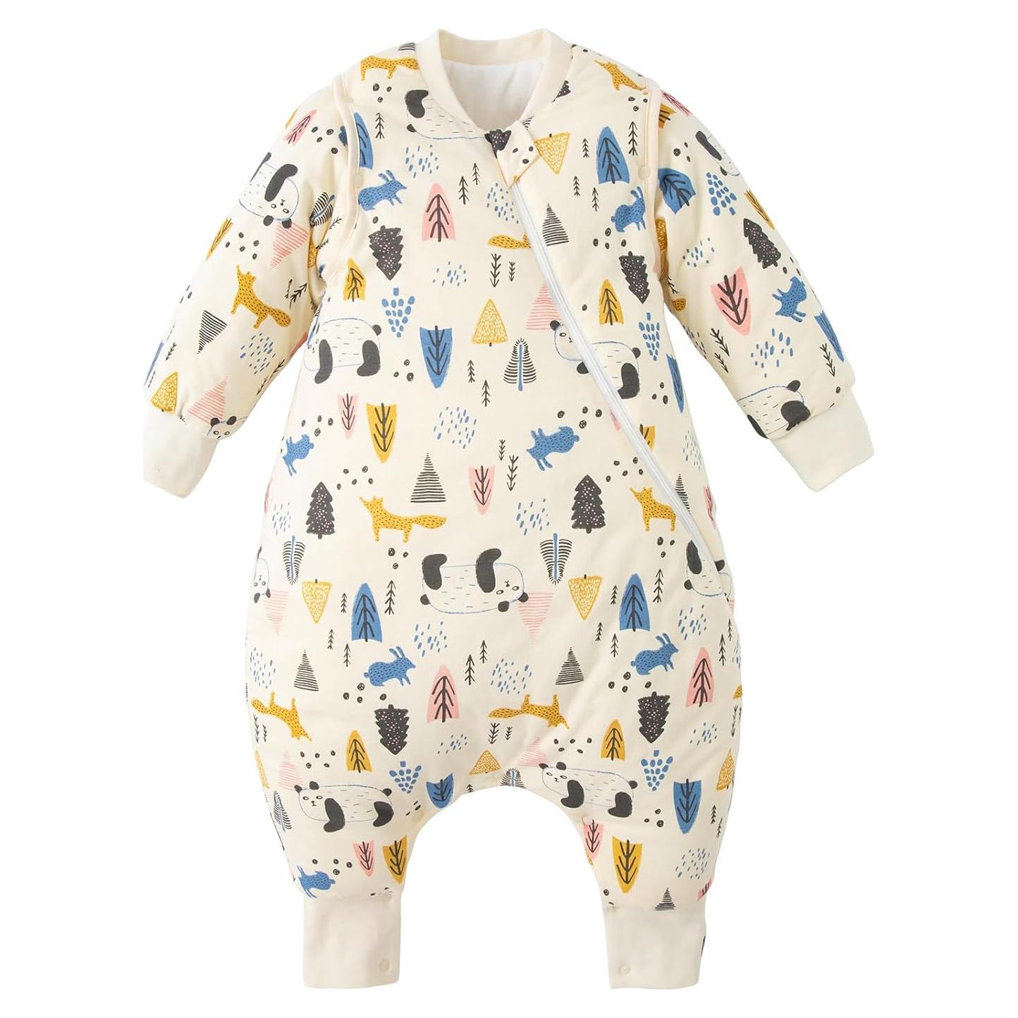 Saco de Dormir para Bebé Unisex Duomiaomiao 3.5 TOG Algodón