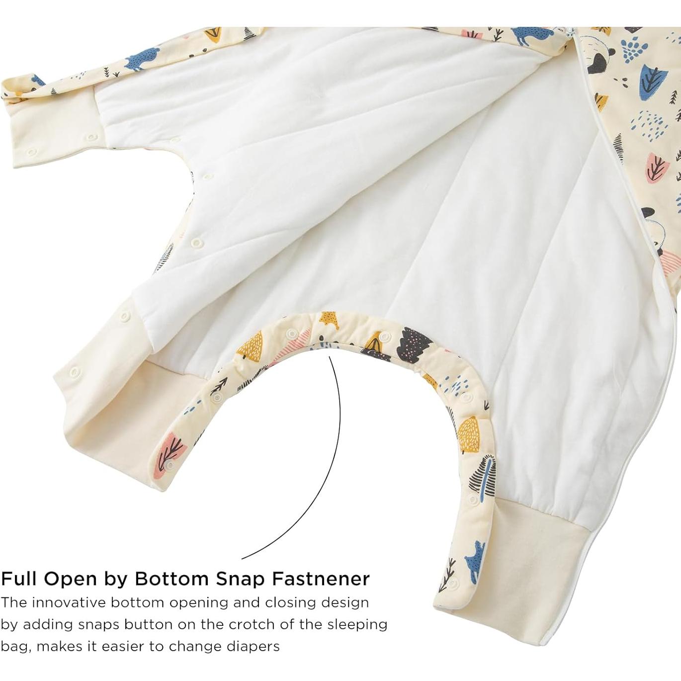 Saco de Dormir para Bebé Unisex Duomiaomiao 3.5 TOG Algodón