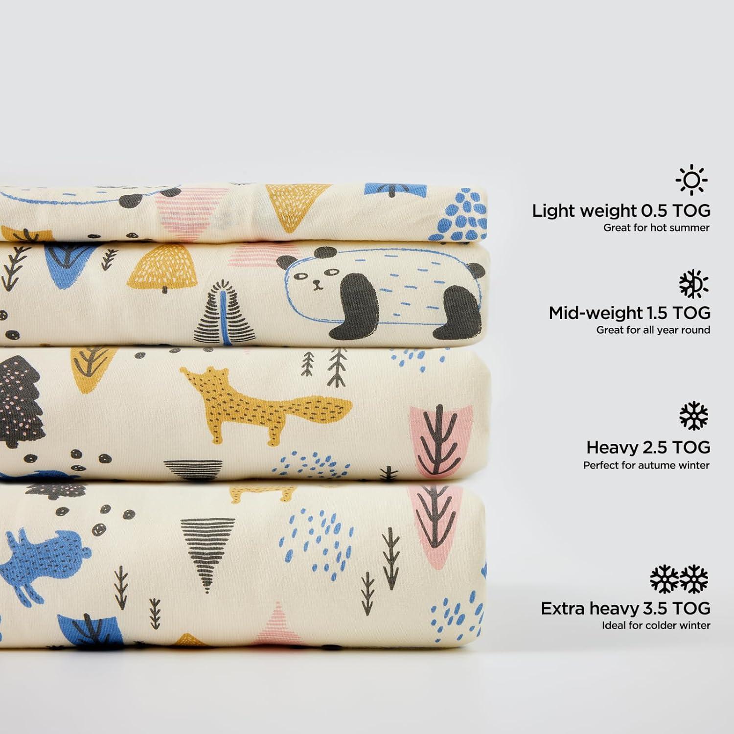 Saco de Dormir para Bebé Unisex Duomiaomiao 3.5 TOG Algodón