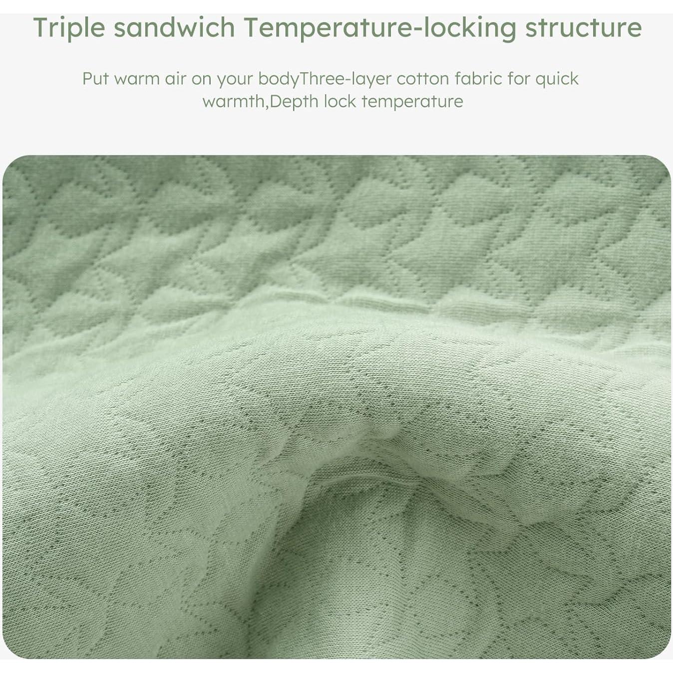 Saco de Sueño Acolchado Unnivoll 1.0 Tog Verde 6-12 Meses