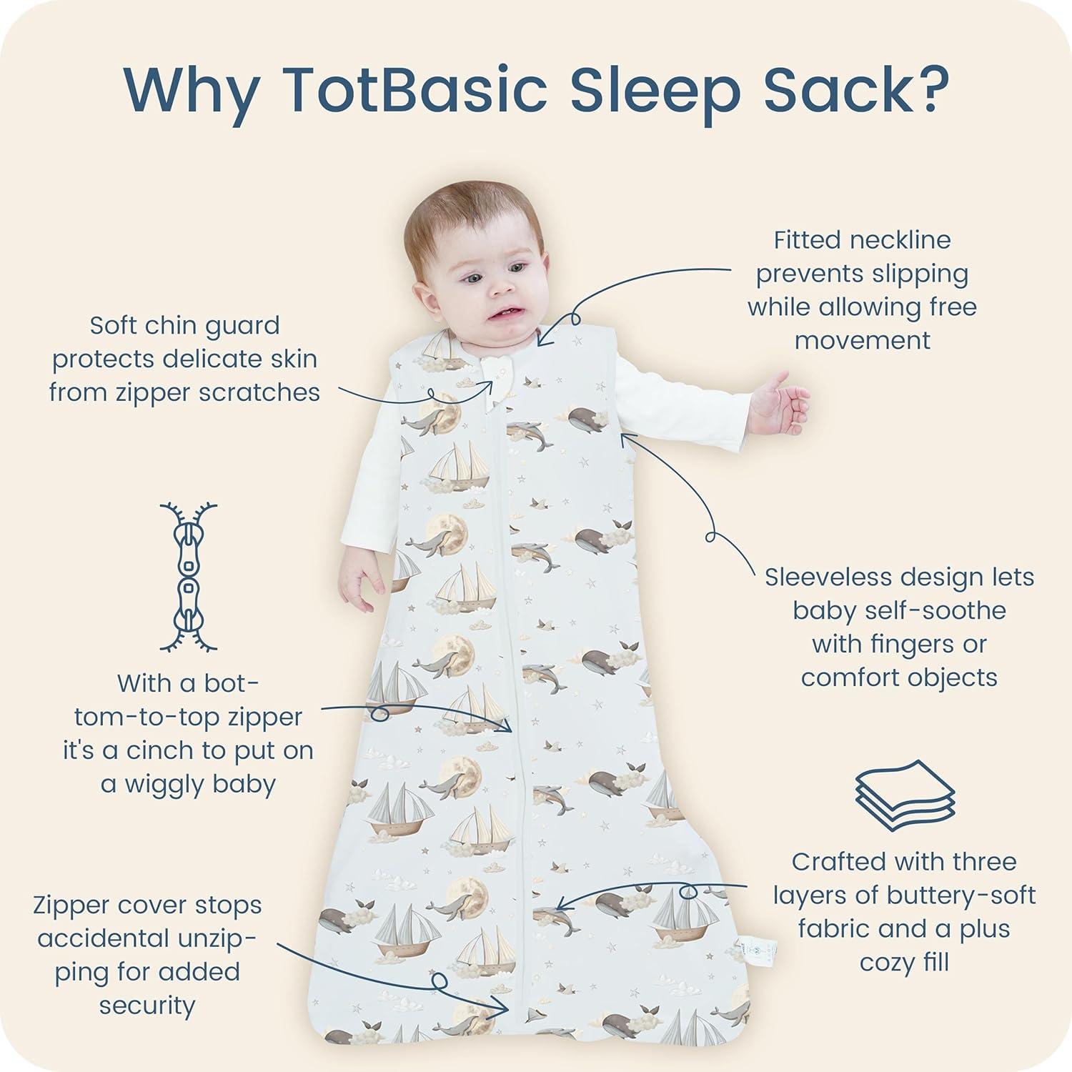 Saco de Sueño Ligeros TotBasic 0.5 TOG 2 Paquete 2T-4T