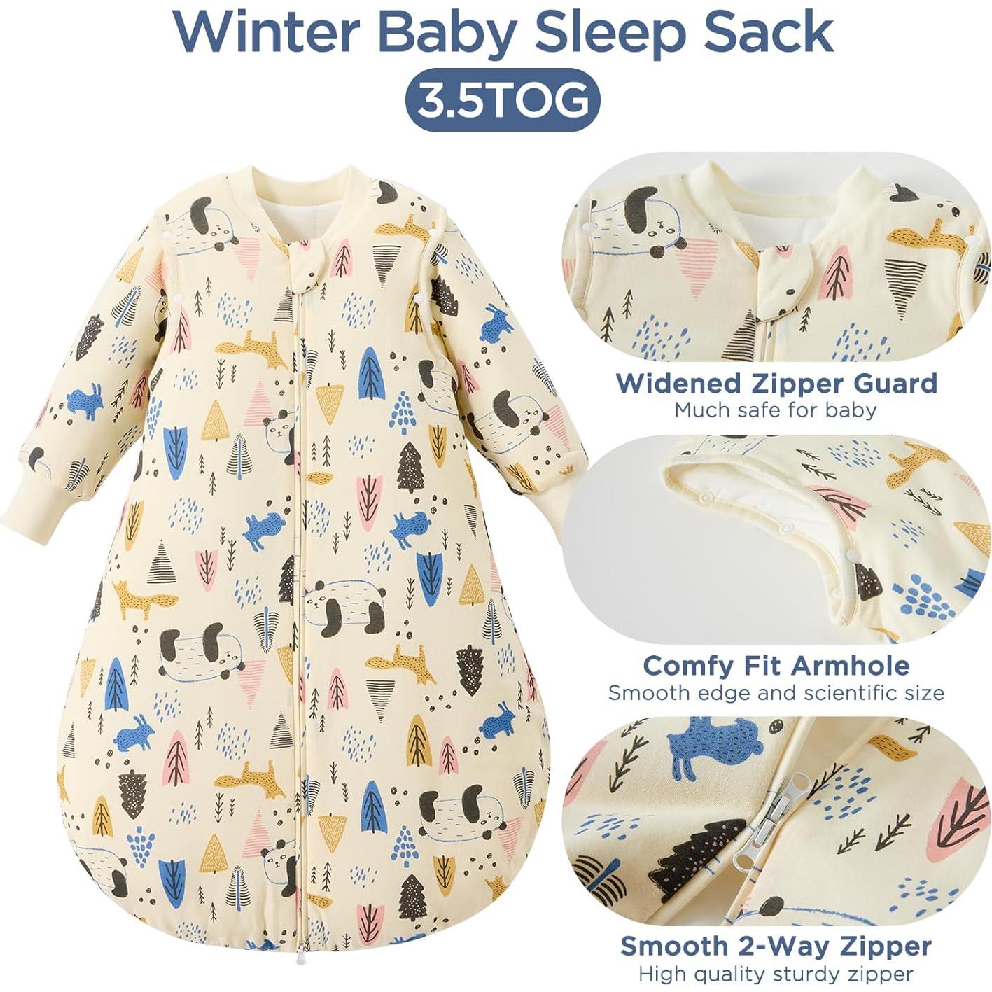 Saco de Dormir Invierno Duomiaomiao 100% Algodón Grande