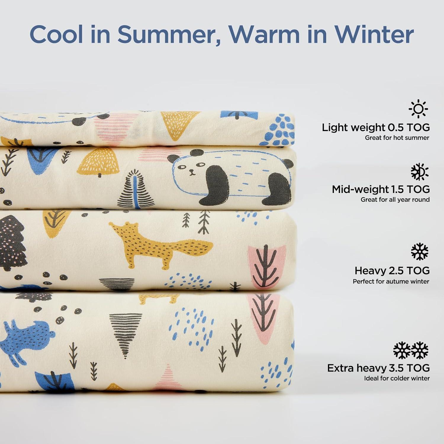 Saco de Dormir Invierno Duomiaomiao 100% Algodón Grande