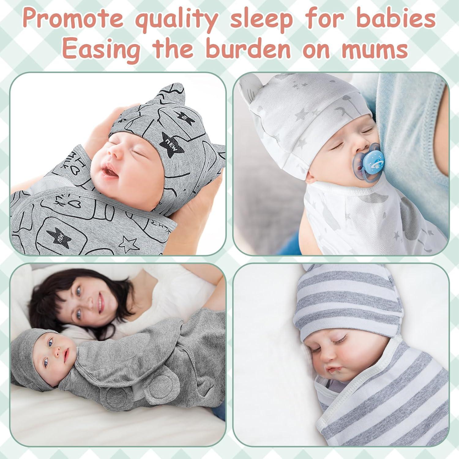 Paquete de 6 Envueltos de Algodón Ramede para Bebés Prematuros