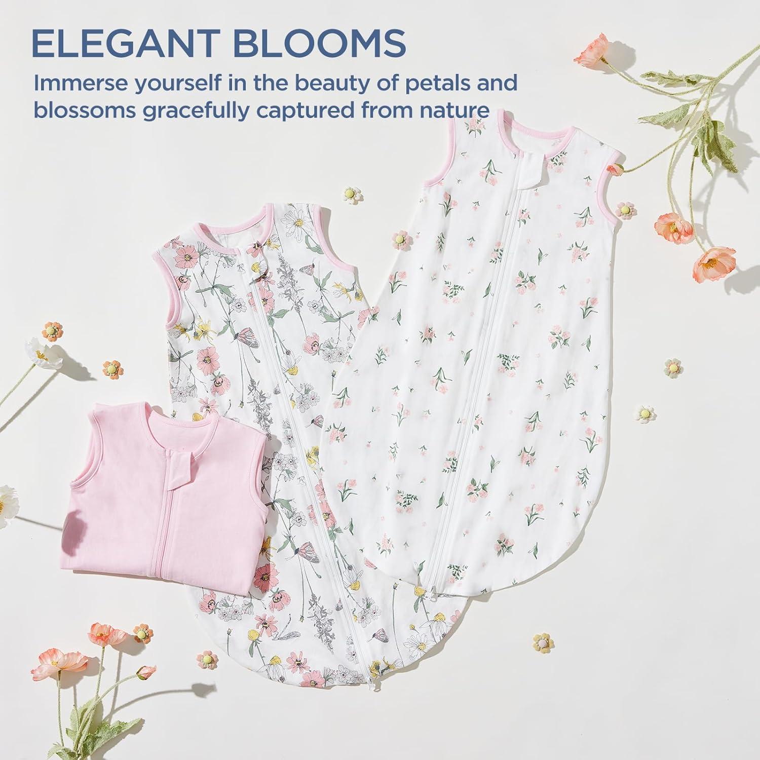 Saco de Dormir para Bebé Duomiaomiao 100% Algodón Orgánico Mediano