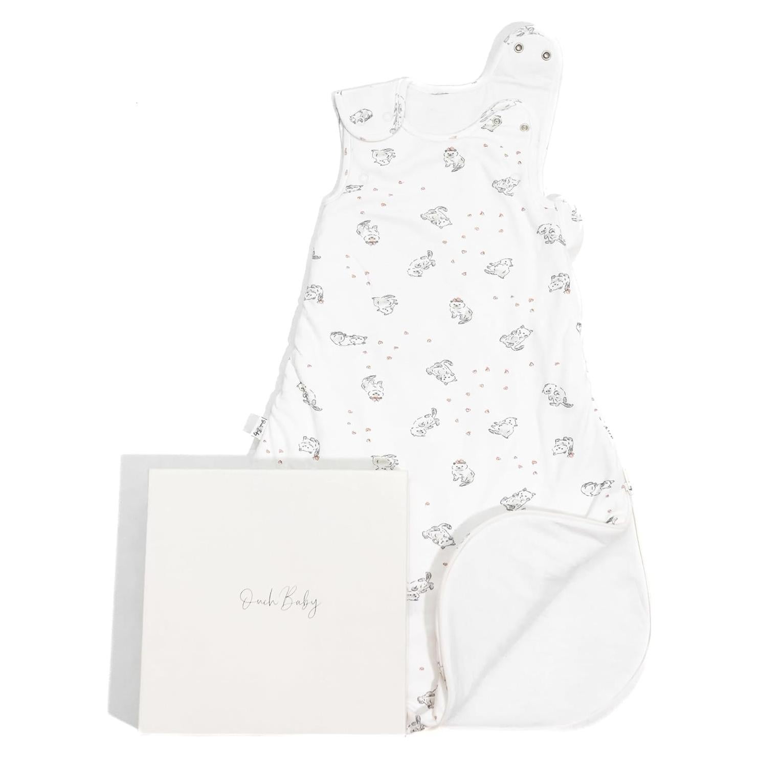 Saco de Sueño Ouch Baby 0.5 TOG Algodón para Bebés 0-6 Meses