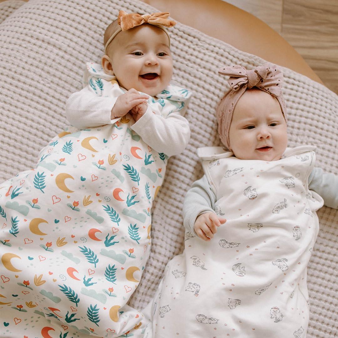 Saco de Sueño Ouch Baby 0.5 TOG Algodón para Bebés 0-6 Meses