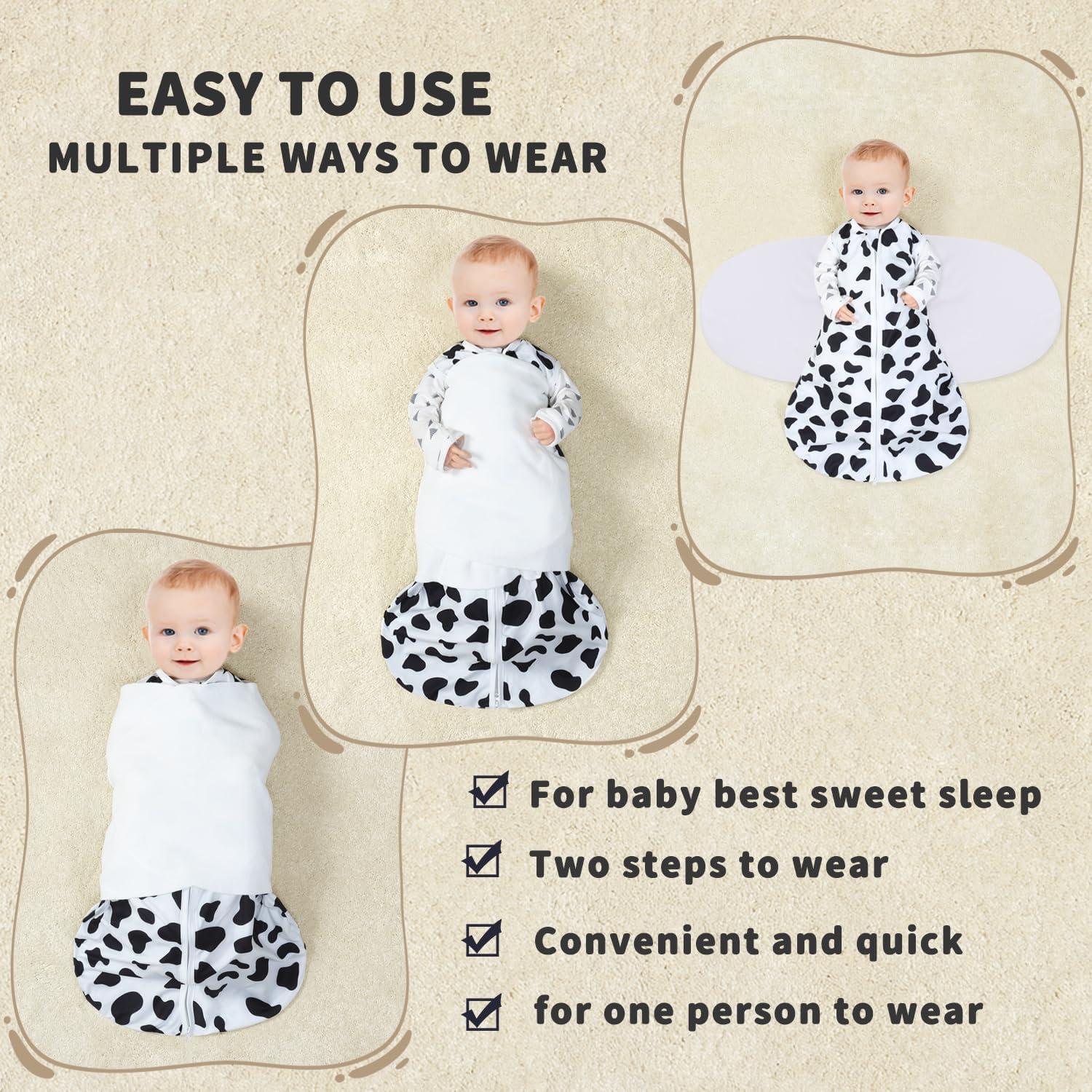 Saco de Sueño GUNTAIL para Bebés 3-6 Meses Algodón Nubes