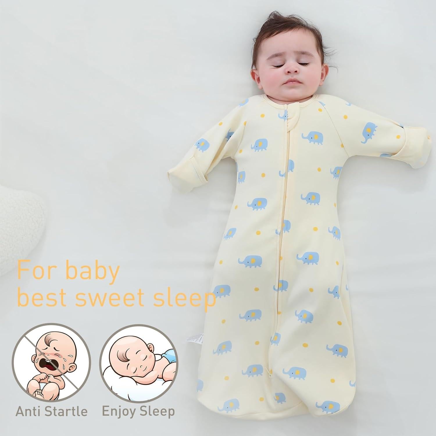 Saco de Dormir Transicional Amrcbb 1.5 Tog para Bebés