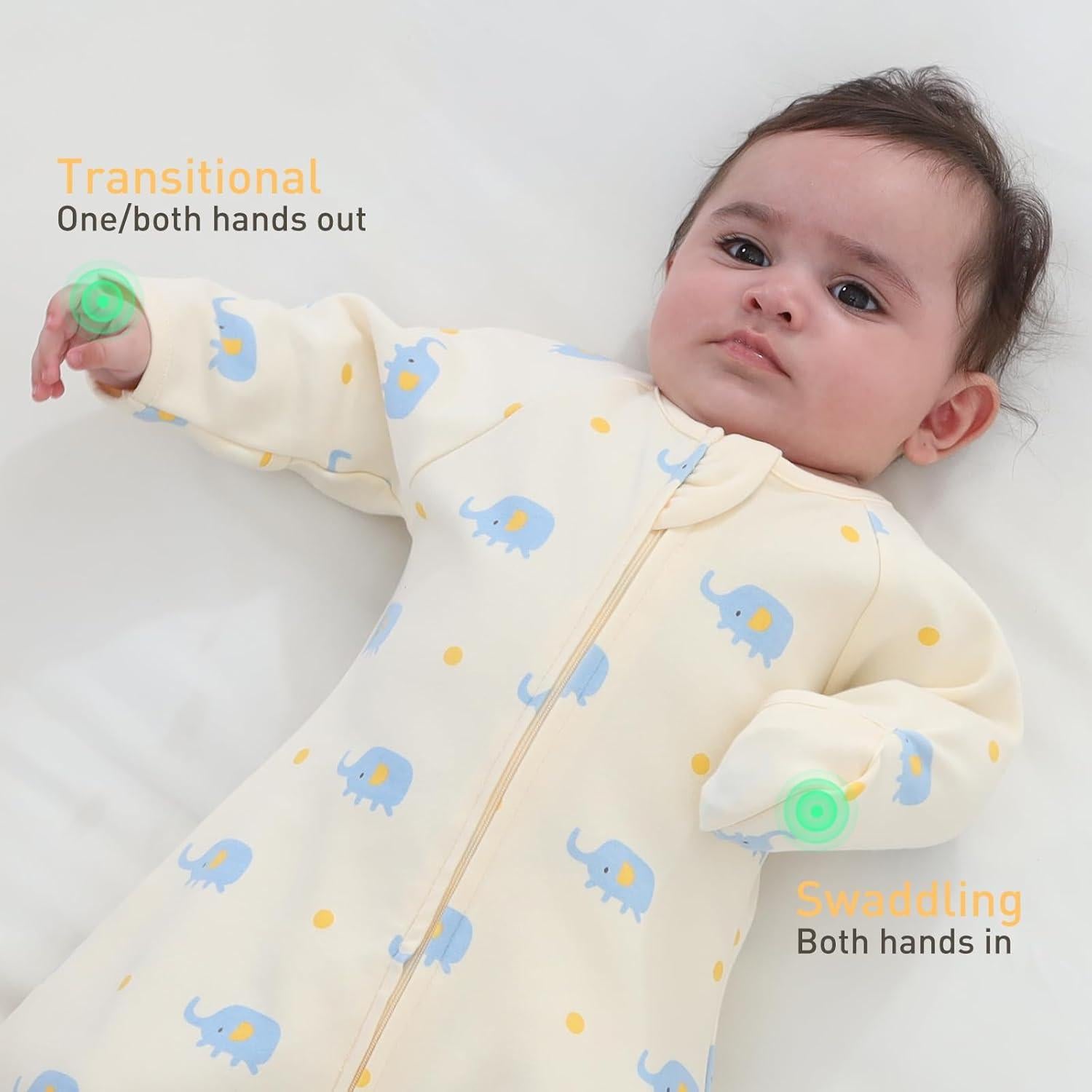 Saco de Dormir Transicional Amrcbb 1.5 Tog para Bebés