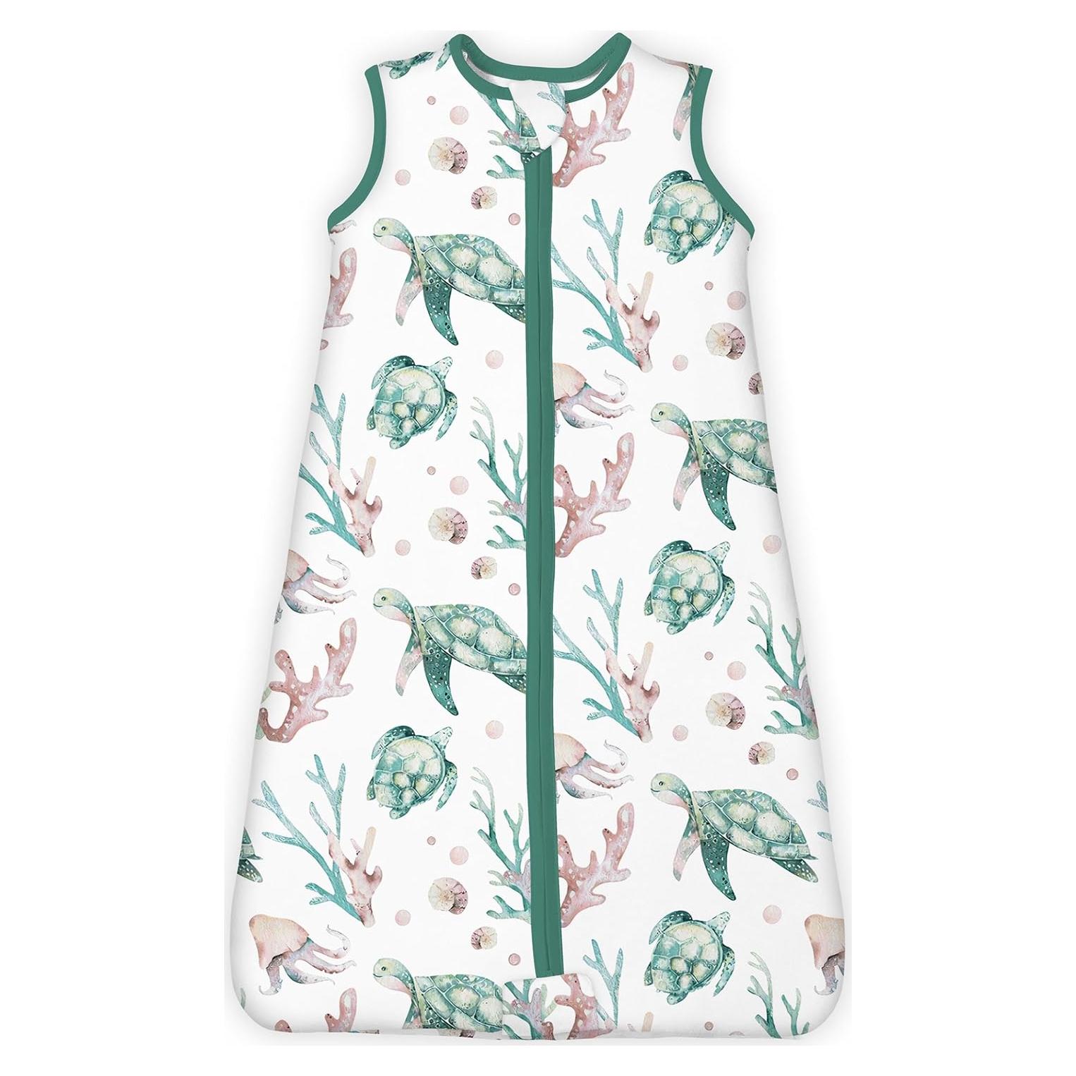 Saco de Sueño Suave 1.0 TOG TOTBASIC Tortuga Verde 24-48 Meses