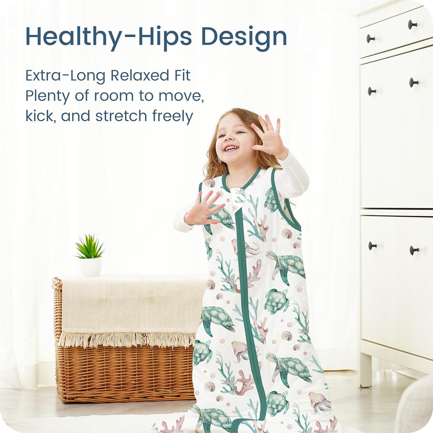 Saco de Sueño Suave 1.0 TOG TOTBASIC Tortuga Verde 24-48 Meses