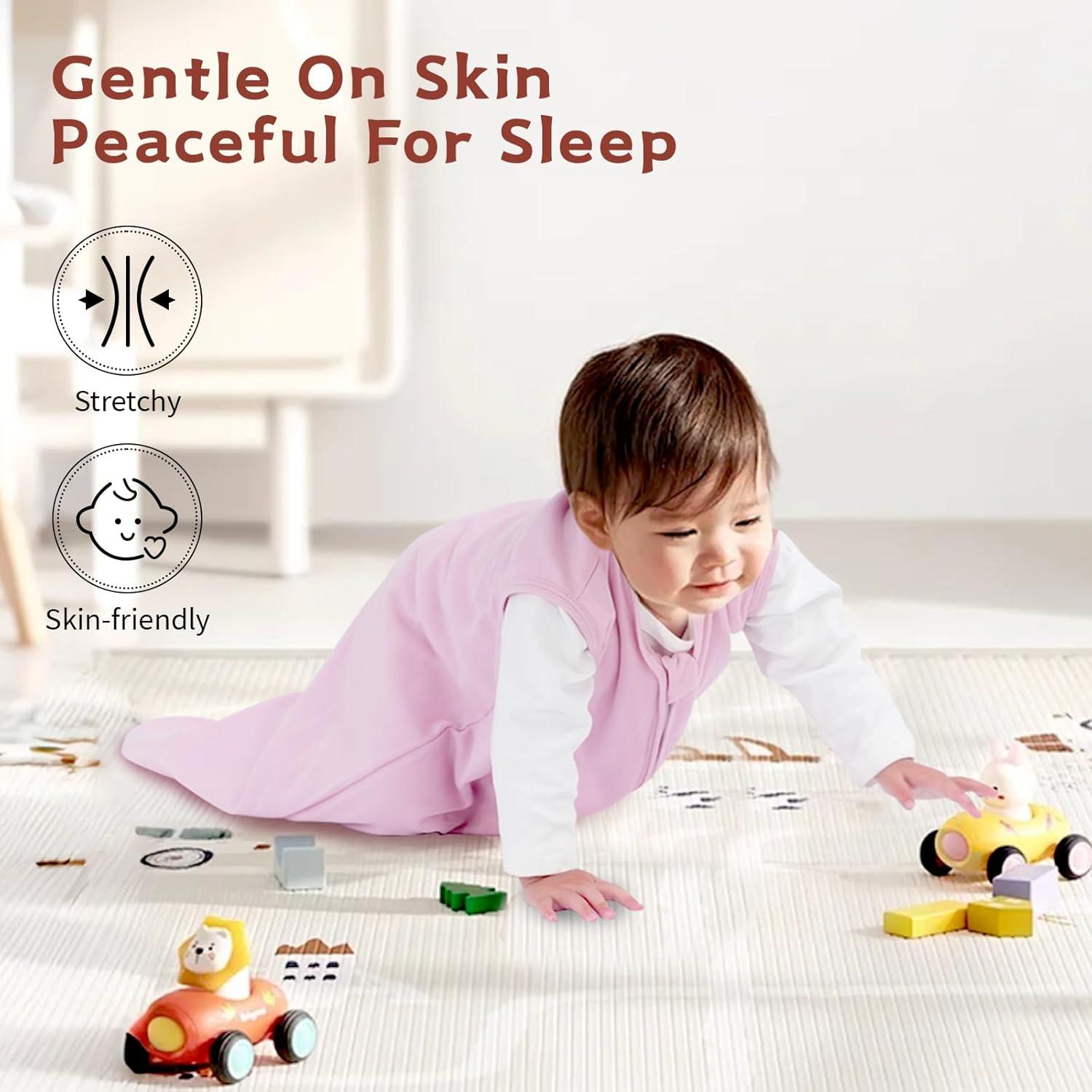 Saco de Sueño para Bebés 12-18 Meses Wrrernsin 100% Algodón