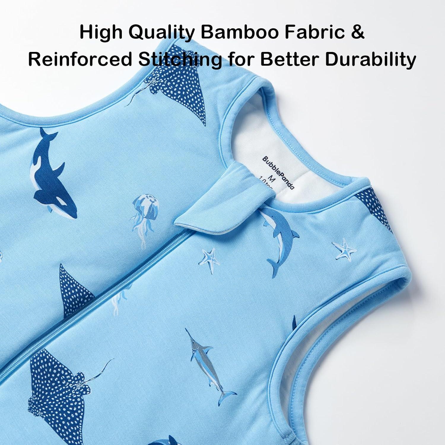 Saco de Dormir BubblePanda Rayón Bambú 1-2T Tiburón