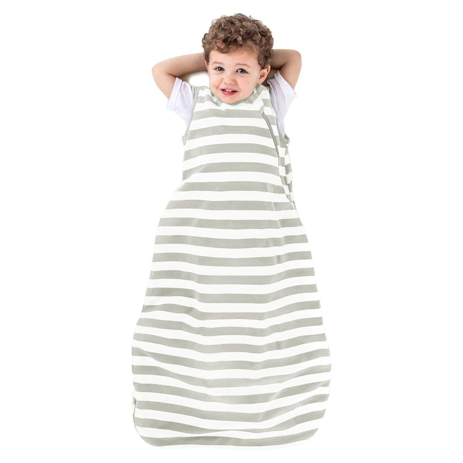 Saco de Sueño Ecolino 100% Algodón Orgánico 18-36 Meses Plata