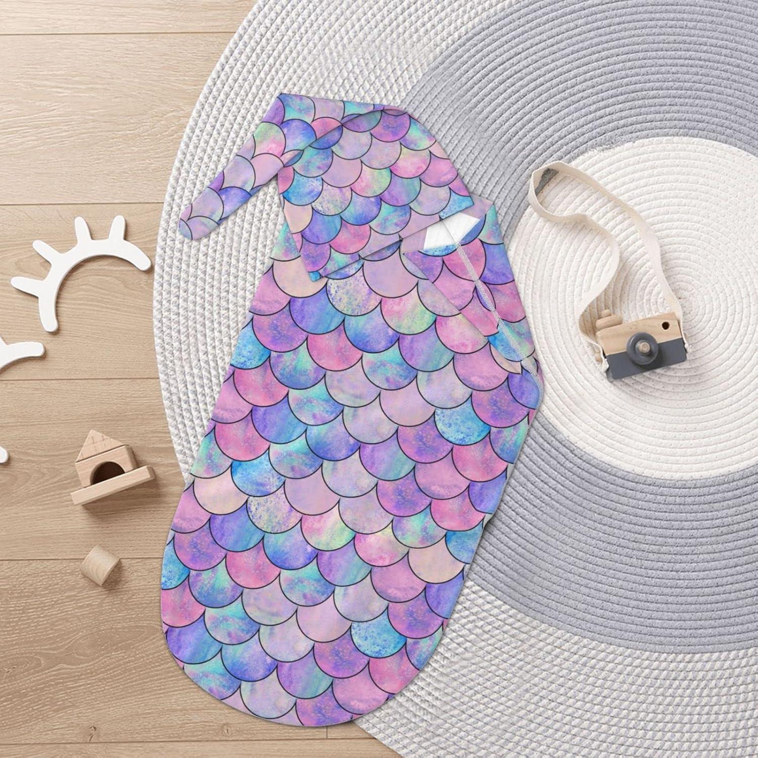 Manta de Envolver para Bebé Jarverce Sirena Suave Unisex