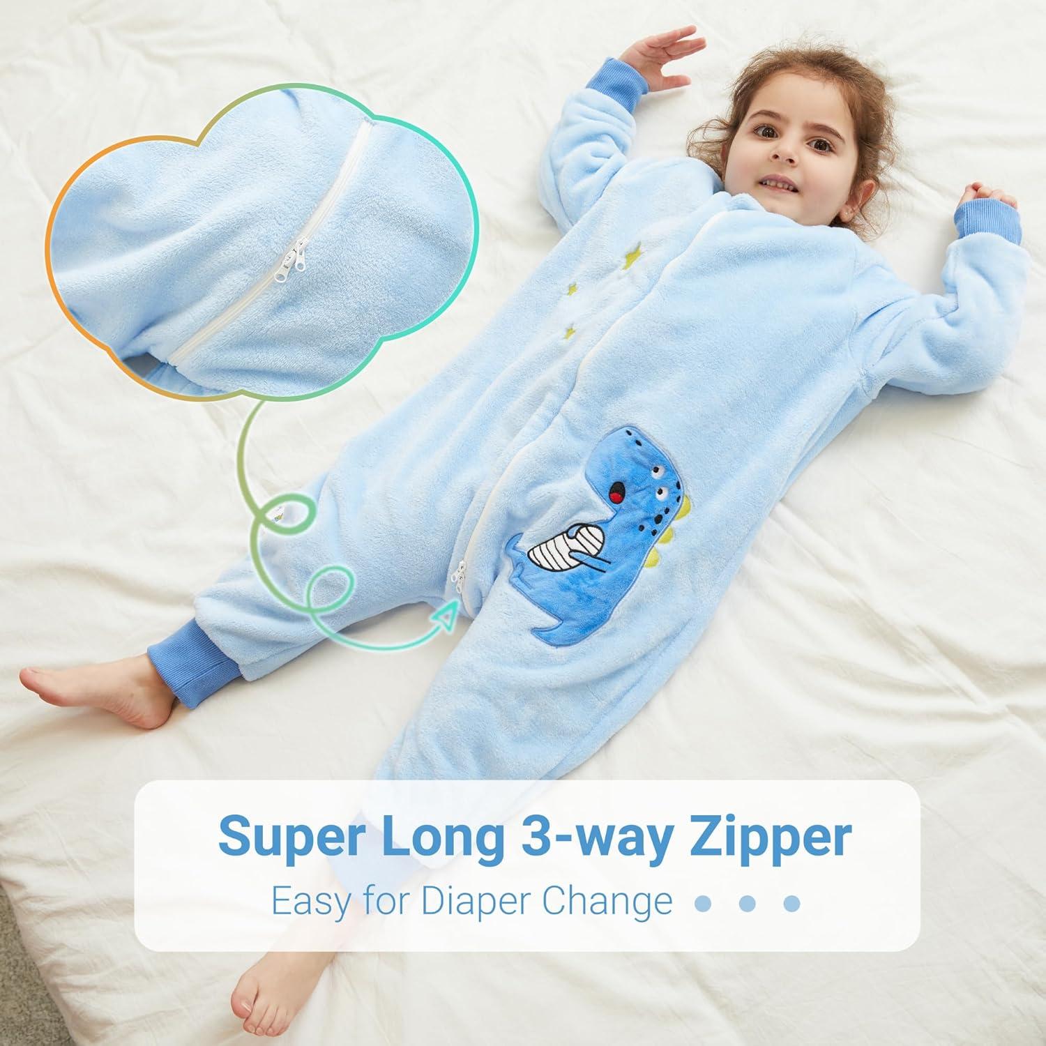 Saco de Dormir Franela MICHLEY Dinosaurio 4-5T 120cm