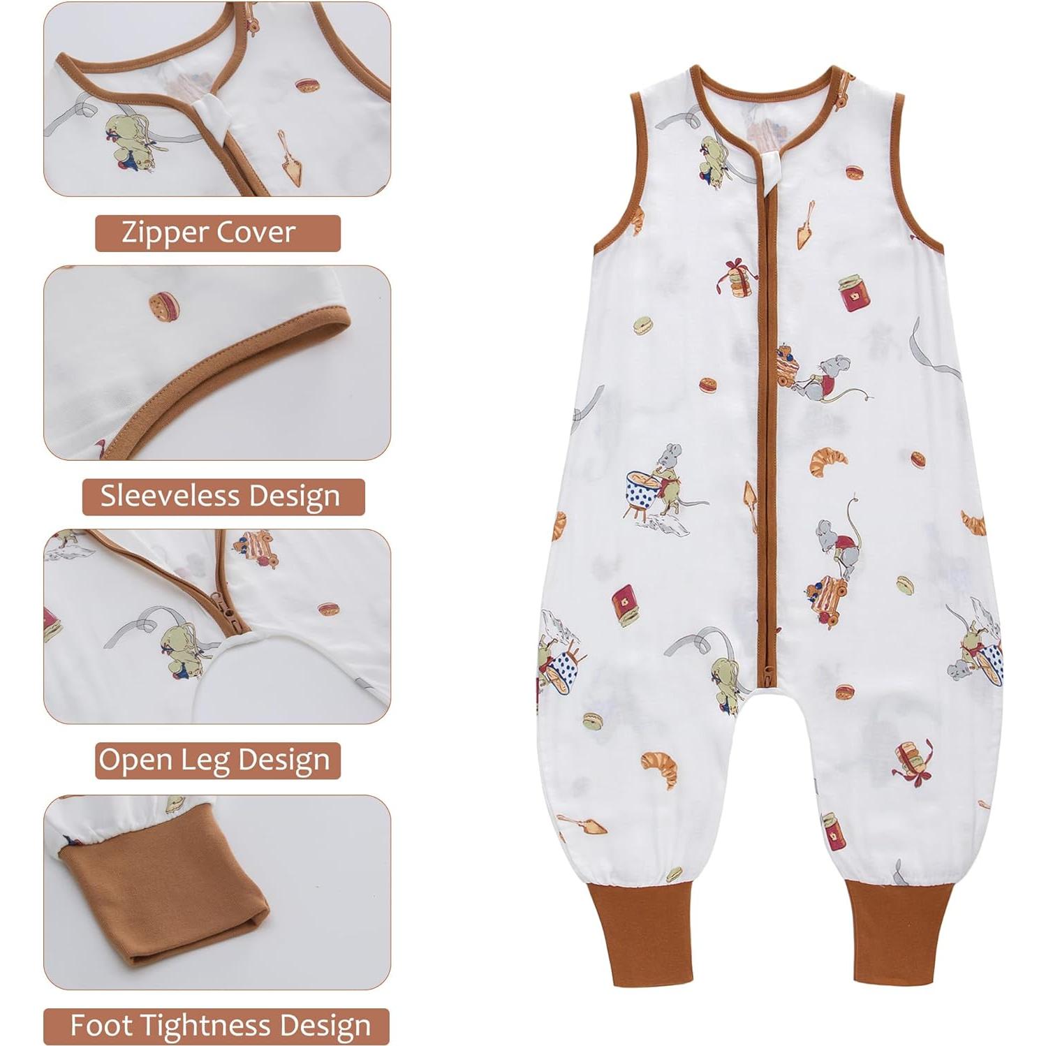 Saco de Sueño para Bebés Miracle TOG 0.5 con Piernas 3-12 Meses