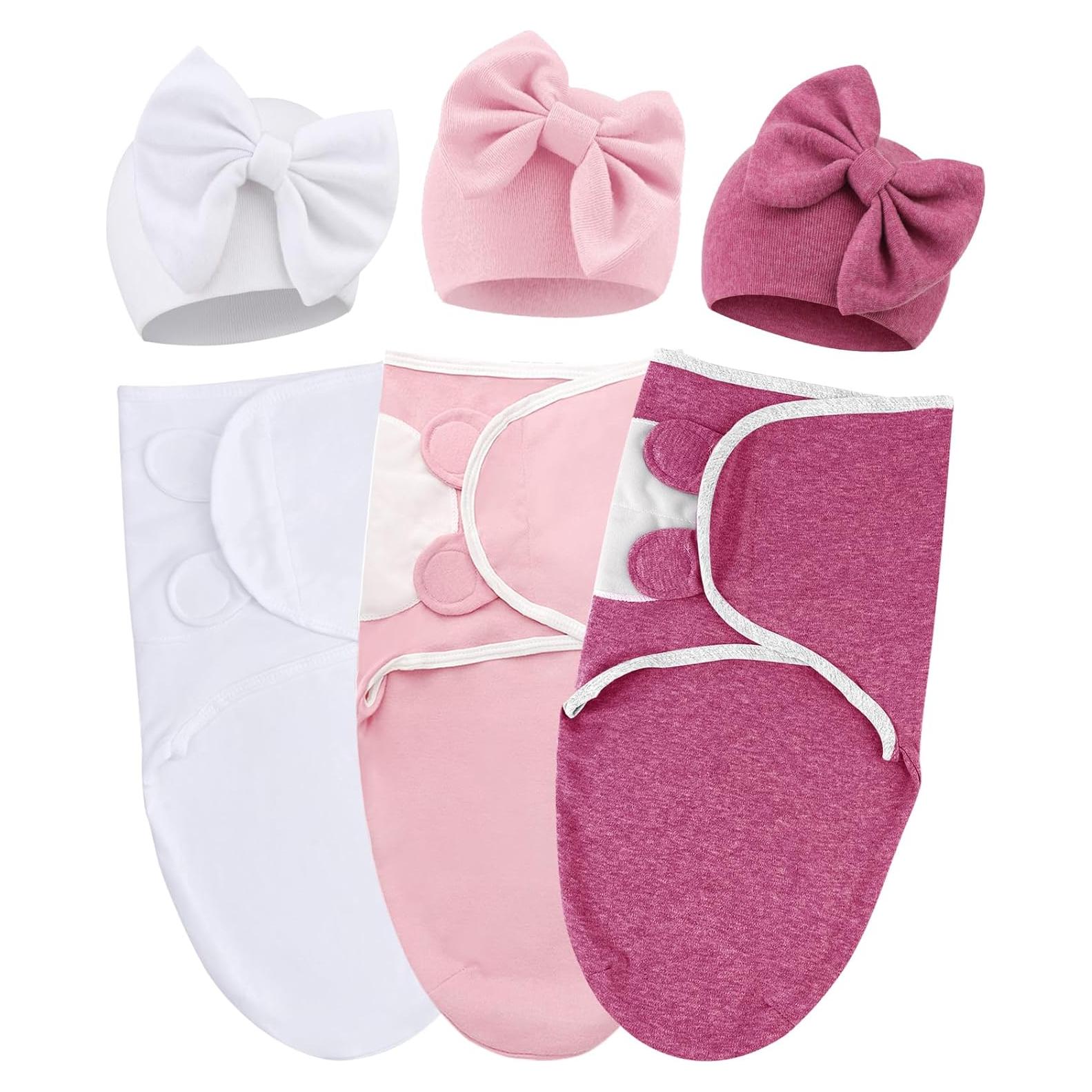 Sacos de Sueño AQOKKA para Bebés 0-3 Meses Ajustables