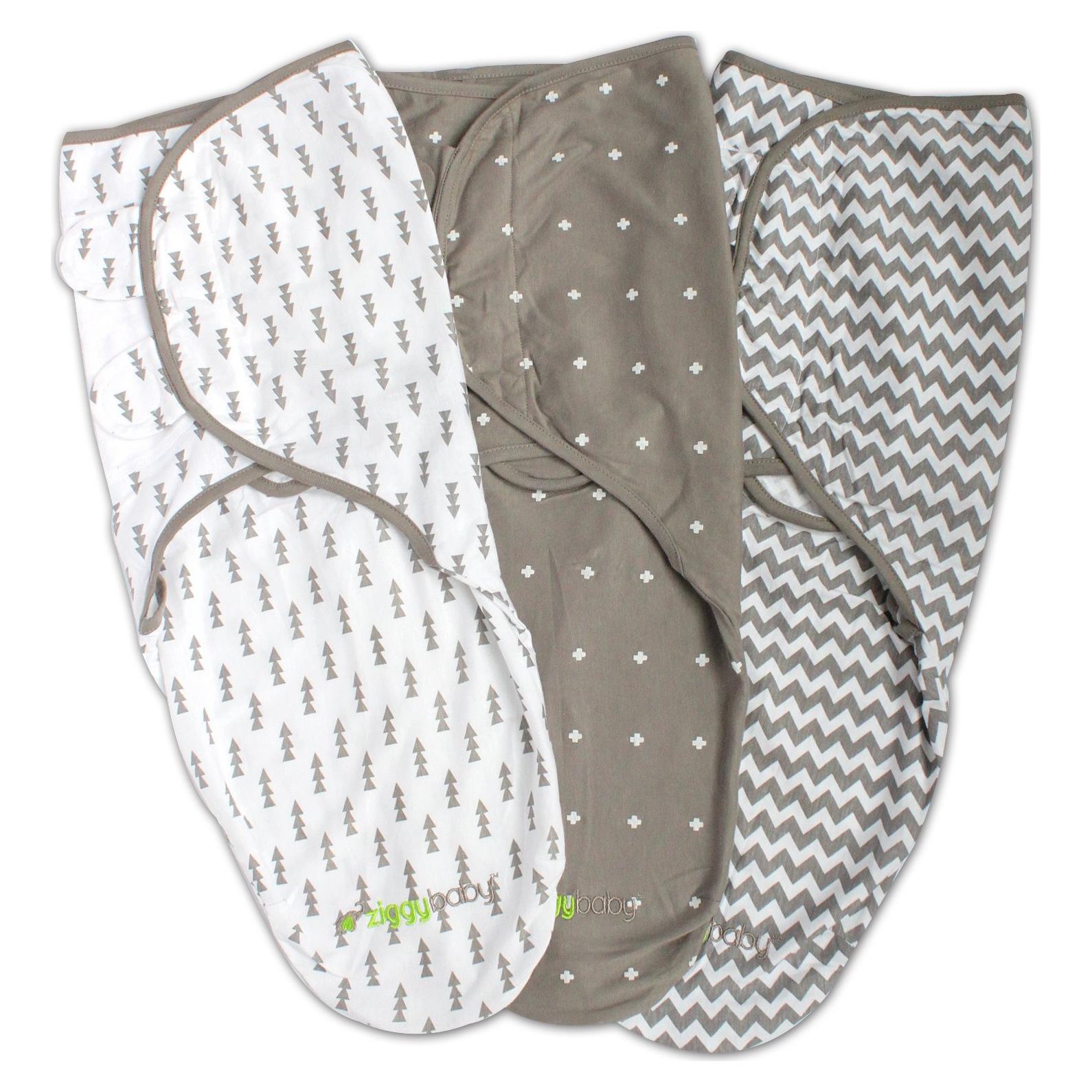 Manta de Envolver Ziggy Baby 100% Algodón Suave 0-3 Meses