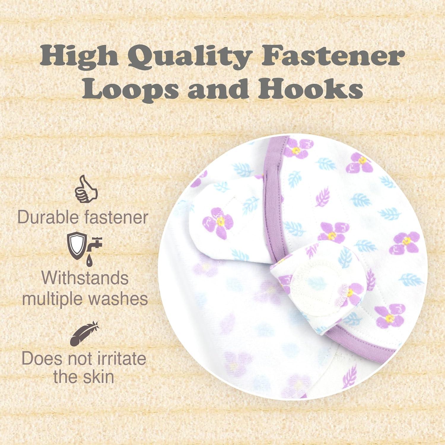 Mantas para Envolver Recién Nacidos Bublo Baby - Paquete de 3 Algodón Orgánico 0-3 meses