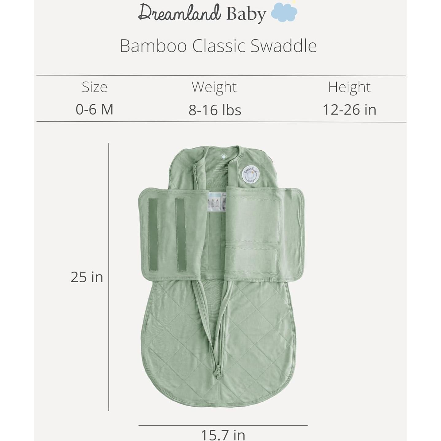 Saco de Sueño Dreamland Baby Viscosa de Bambú 0-6 Meses Salmón