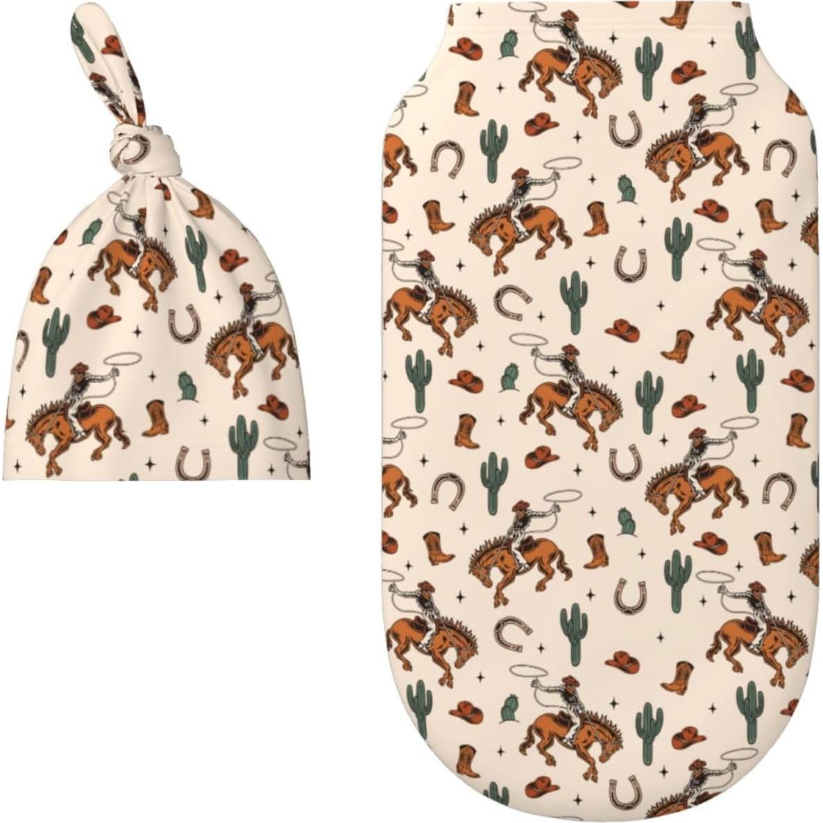 Manta de Envoltura Suave Figtihw para Recién Nacidos 29x53 cm