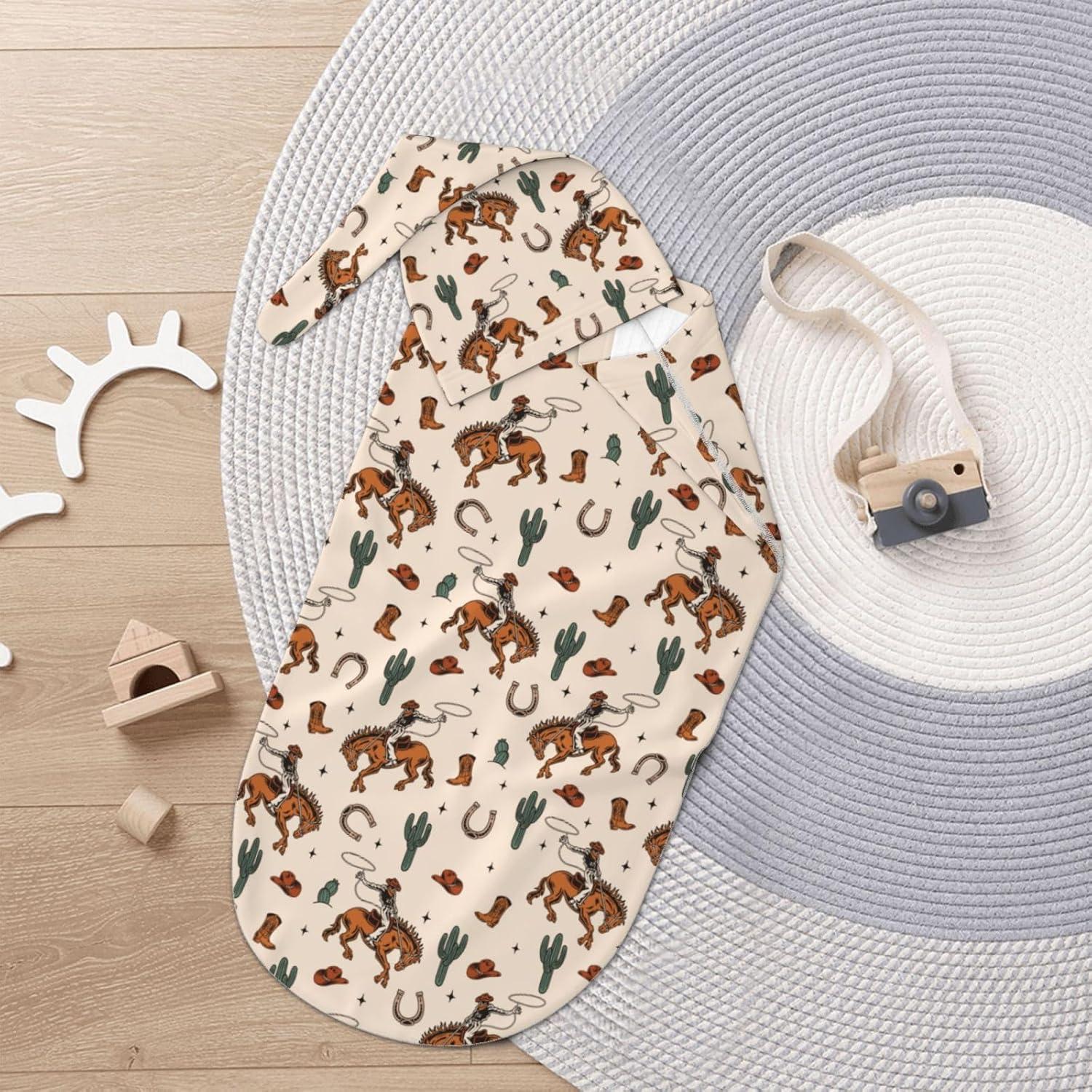 Manta de Envoltura Suave Figtihw para Recién Nacidos 29x53 cm