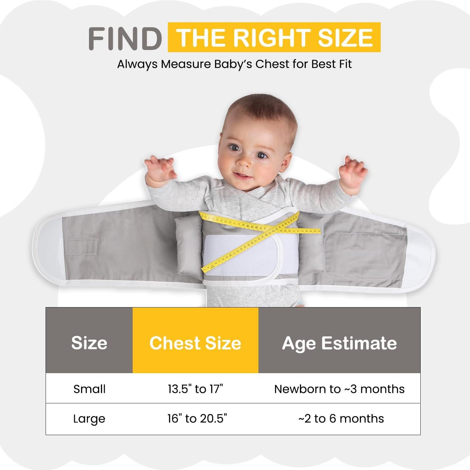 Correa de Envueltura para Bebés Anna & Eve - Algodón 100% - Grande