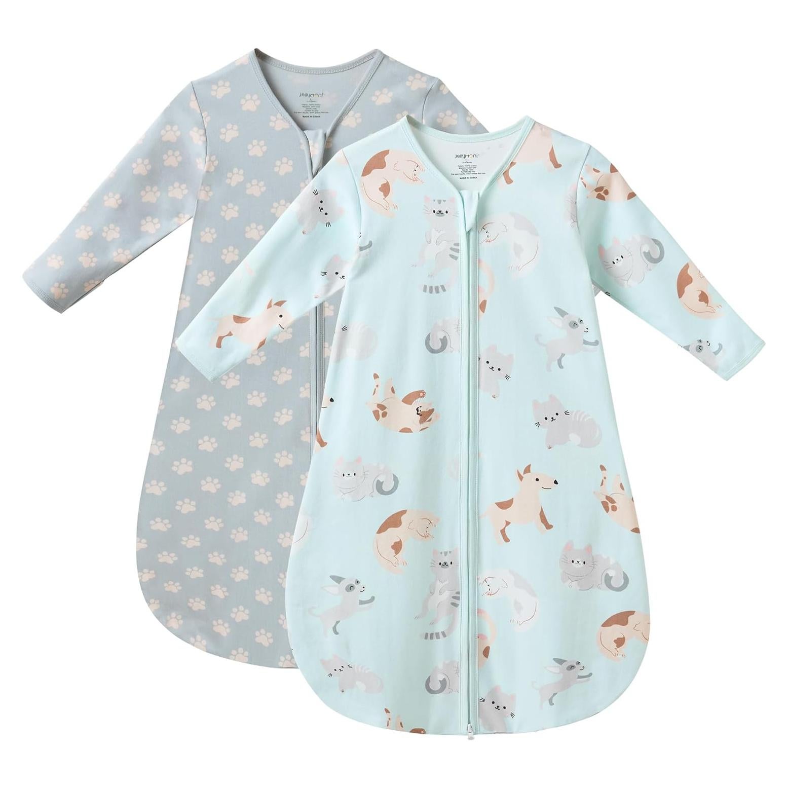 Saco de Sueño JELLYMONI Bebés 6-12 Meses 100% Algodón 2 Piezas