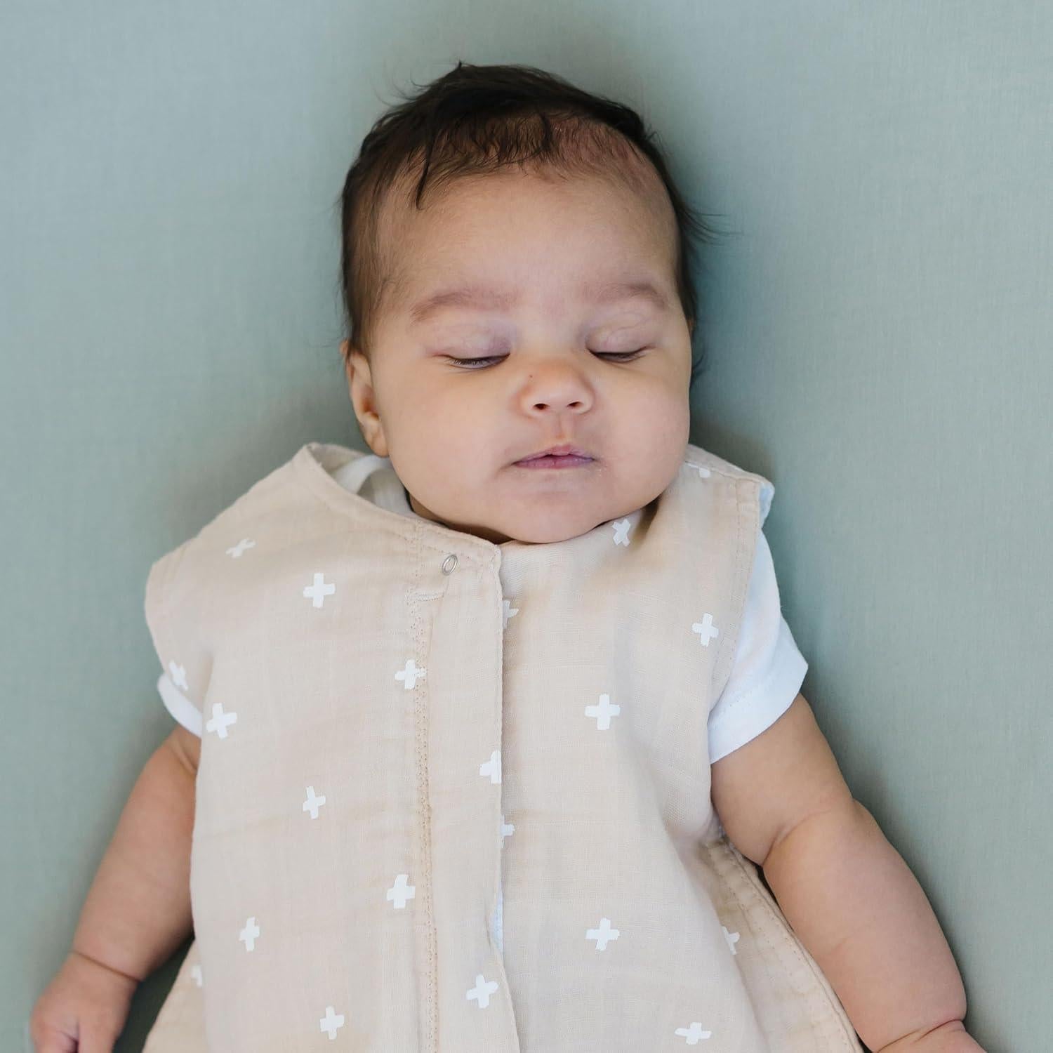 Saco de Dormir Muselina Premium 18-24 Meses Cruce Taupe