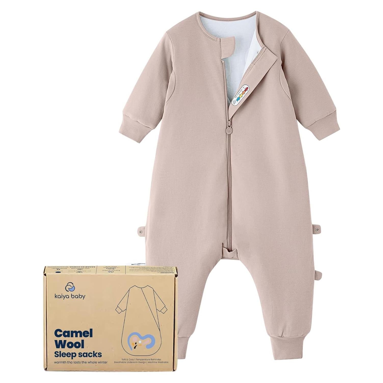 Saco de dormir unisex Kaiya 3T-4T algodón orgánico rosa