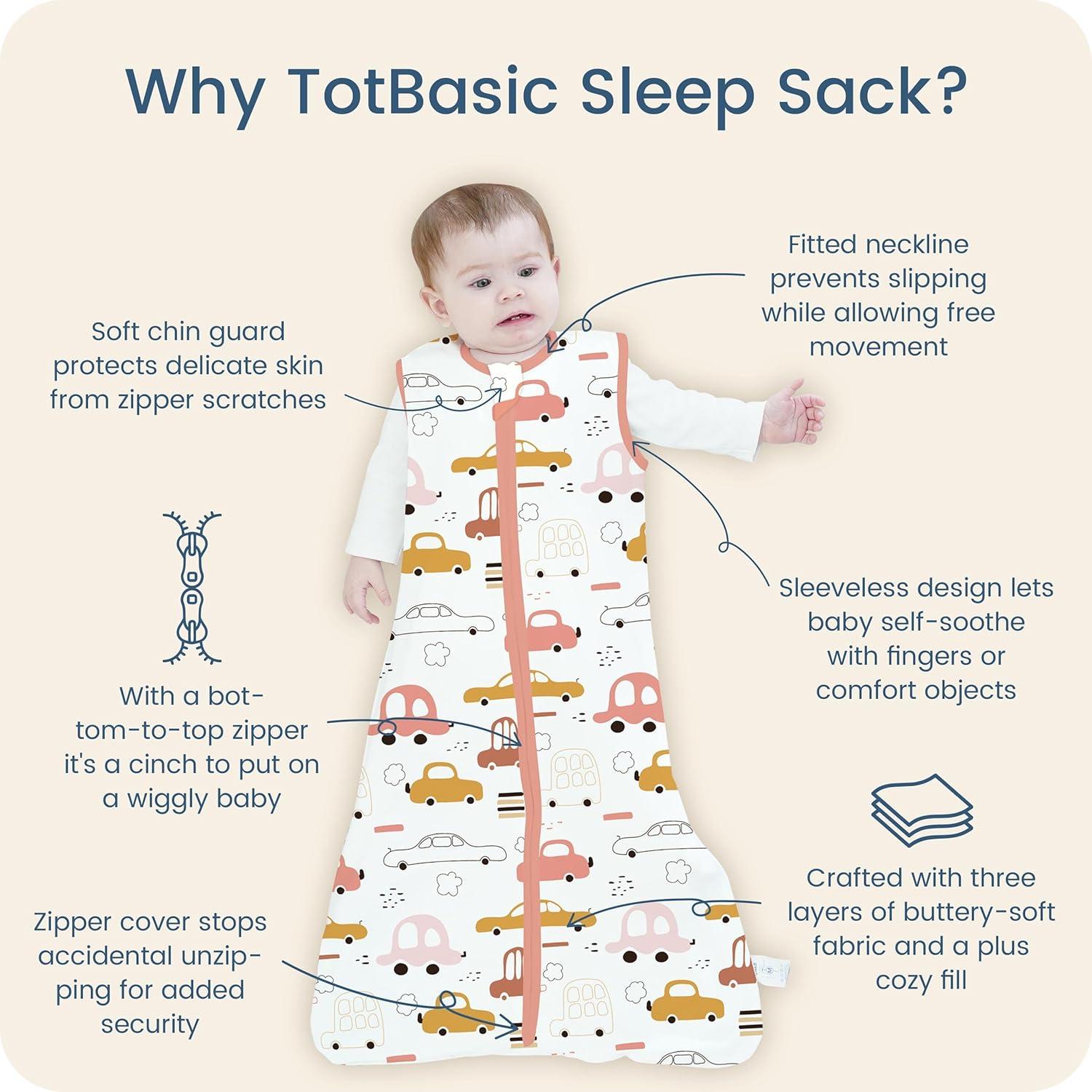 Sacos de Sueño Ligeros TotBasic 0.5 TOG para Niños 2T-4T