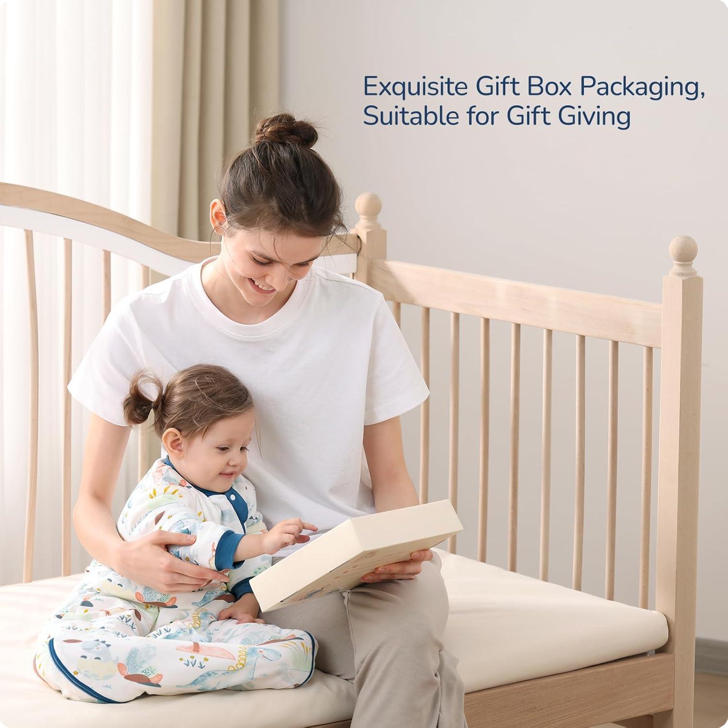 Saco de Sueño para Bebés 3-6 Meses Algodón Dinosaurio 1.0 TOG