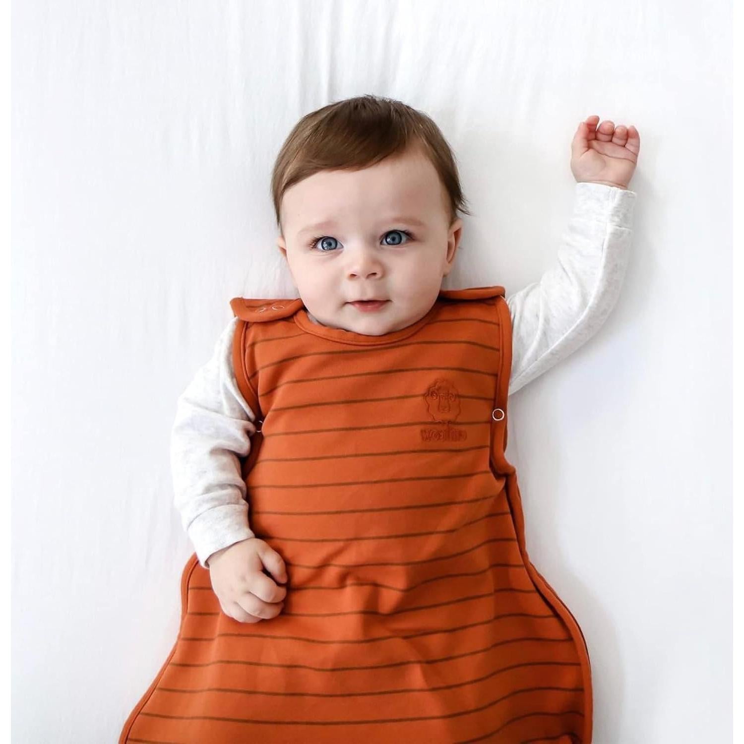 Saco de Sueño Woolino para Niños 2-4 Años, Lana Merino y Algodón