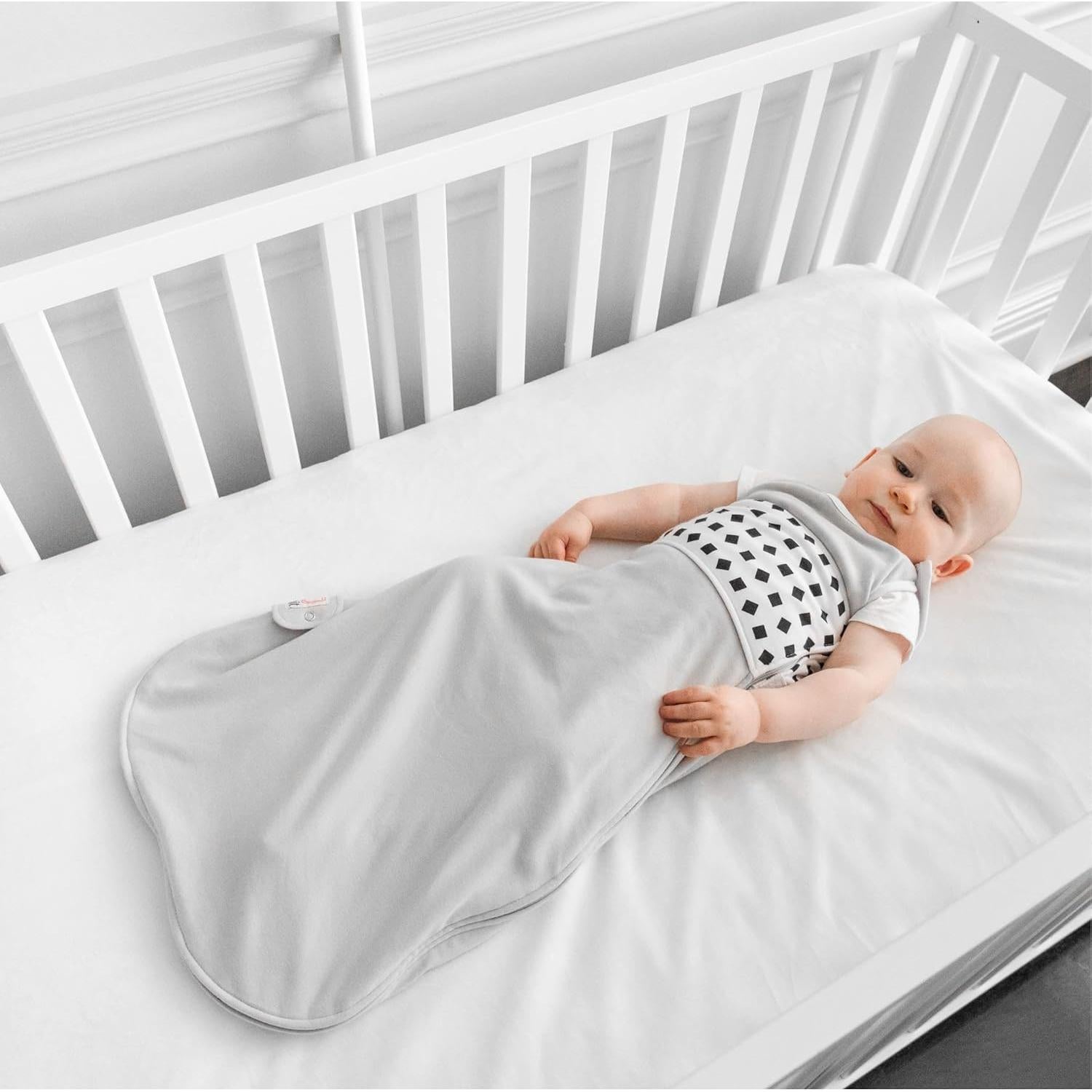 Saco de dormir Nanit 100% algodón extragrande 18-24 meses gris