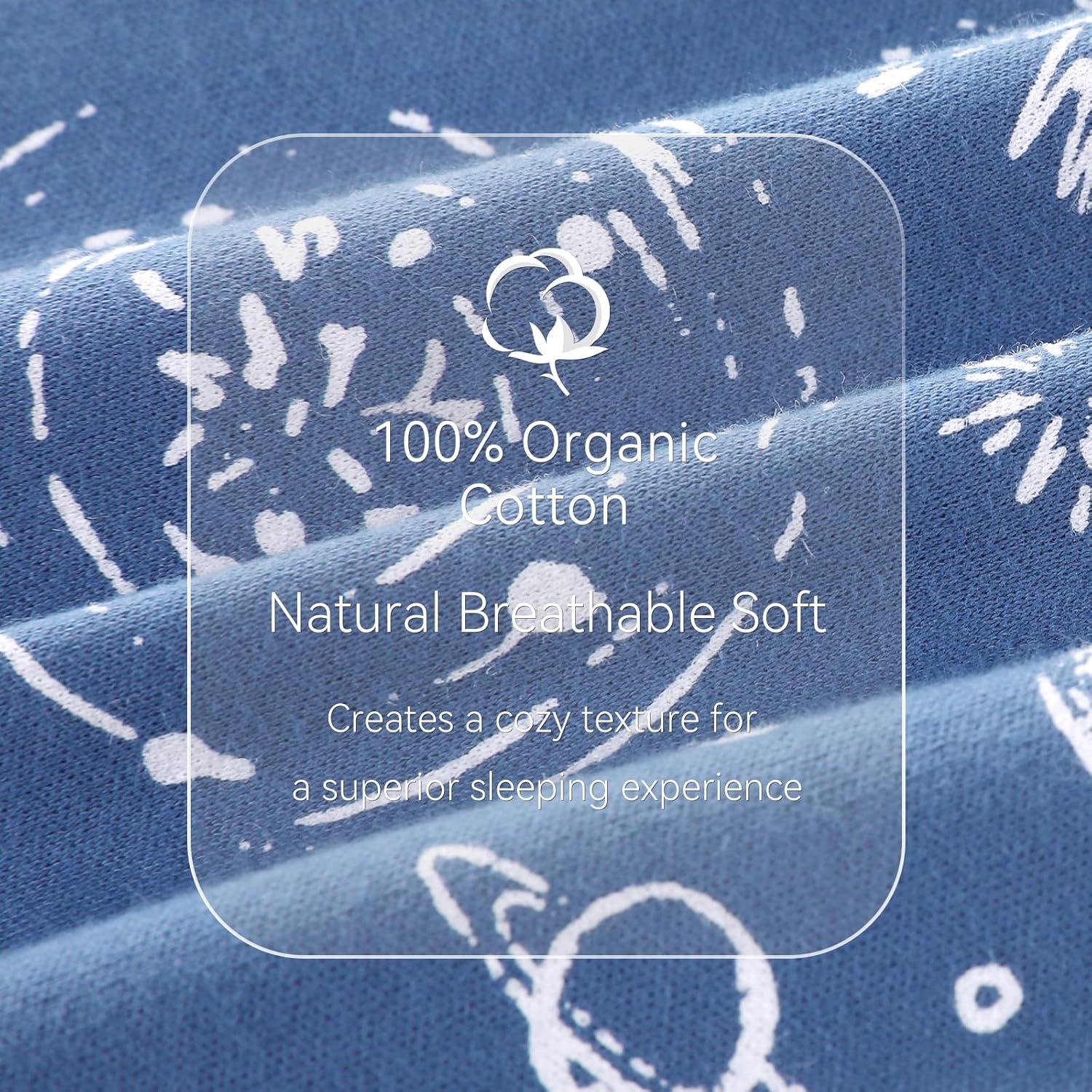 Saco de Sueño para Bebés Unnivoll 12-18 Meses Algodón 0.5 Tog