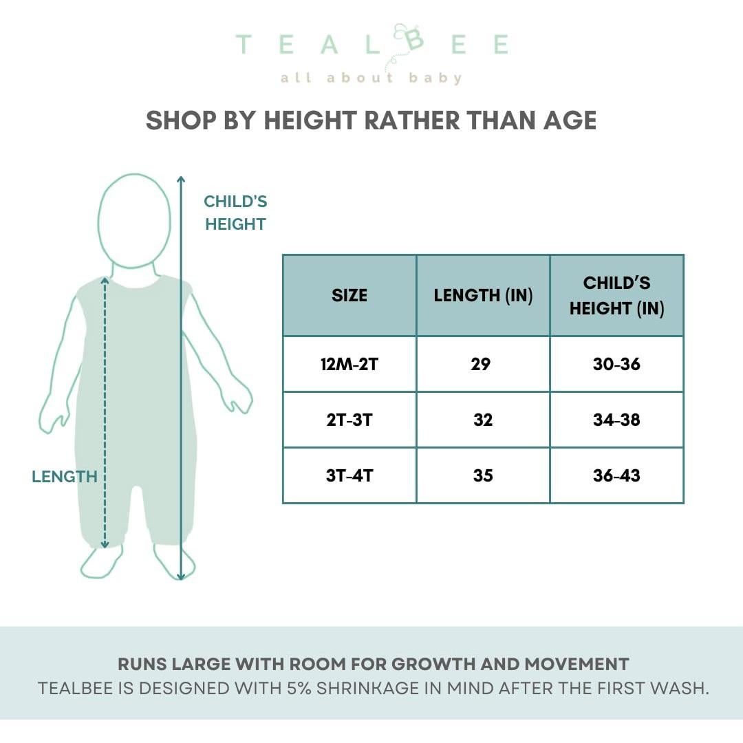 Saco de Dormir Tealbee Dreamsuit 12-24 meses A Cuadros 0.8 TOG