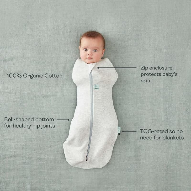 Saco de Sueño ergoPouch 0.2 TOG - Bebés 0-3 meses Hoja Sonrosada