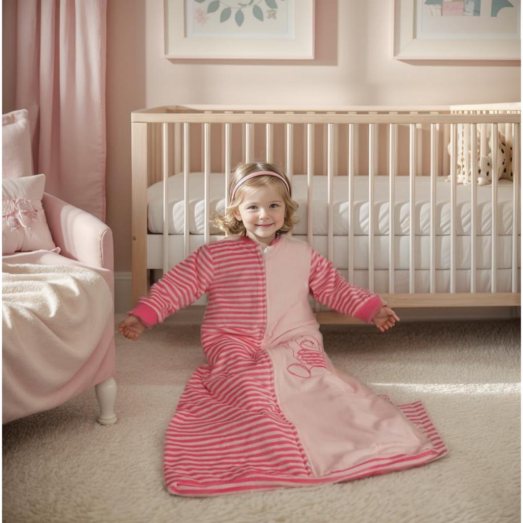 Saco de Sueño para Niños Pequeños BloomSTAR XL Rosa Algodón