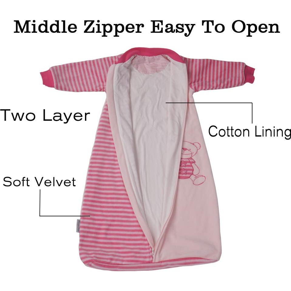 Saco de Sueño para Niños Pequeños BloomSTAR XL Rosa Algodón