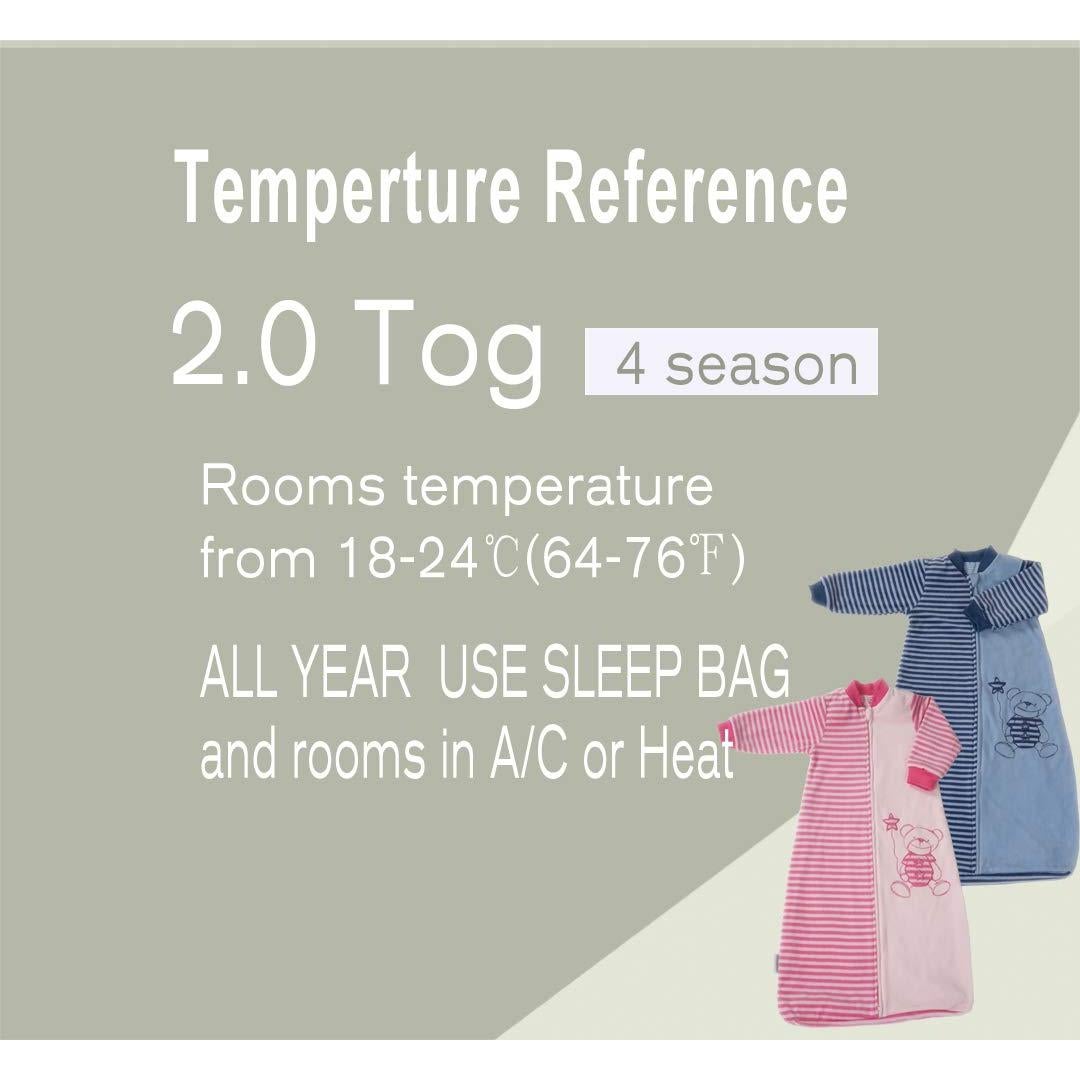 Saco de Sueño para Niños Pequeños BloomSTAR XL Rosa Algodón