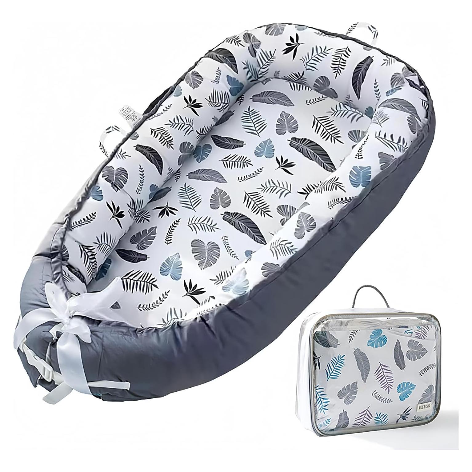 Funda Lounger para Bebé 0-24 Meses Algodón Orgánico Ajustable